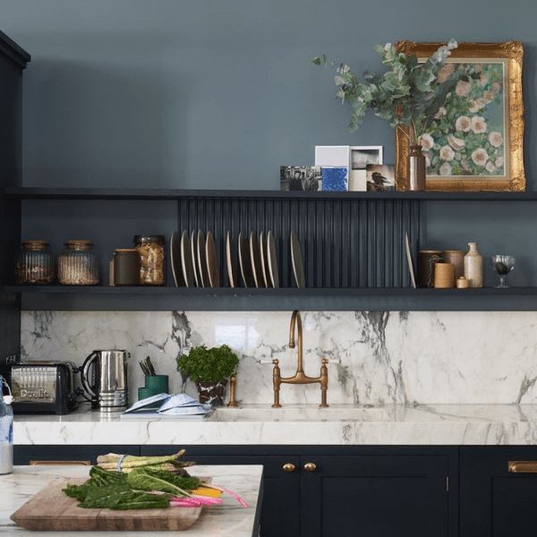 Blue kitchen trend